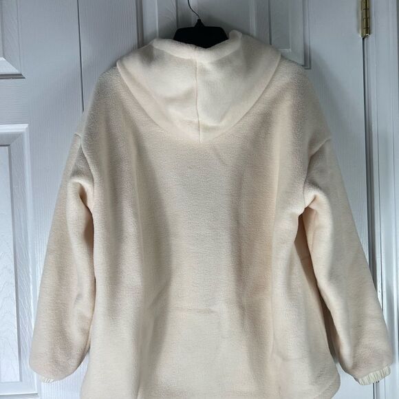 Fabletics Womens Cream Heavy Pullover Size M - Picture 2 of 3